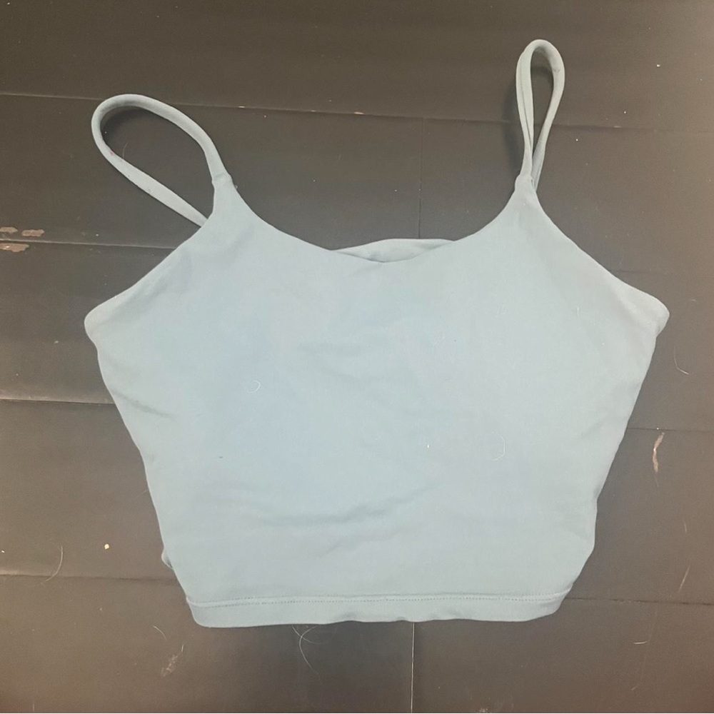 Women's Light Blue Spaghetti Strap Top